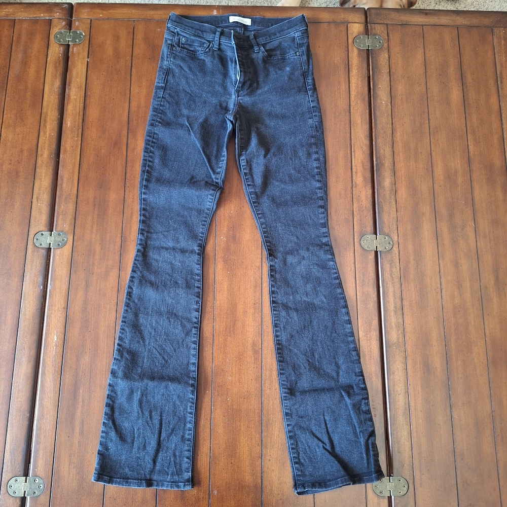 GAP Baby Boot Washed Black Jeans Size 29Tall